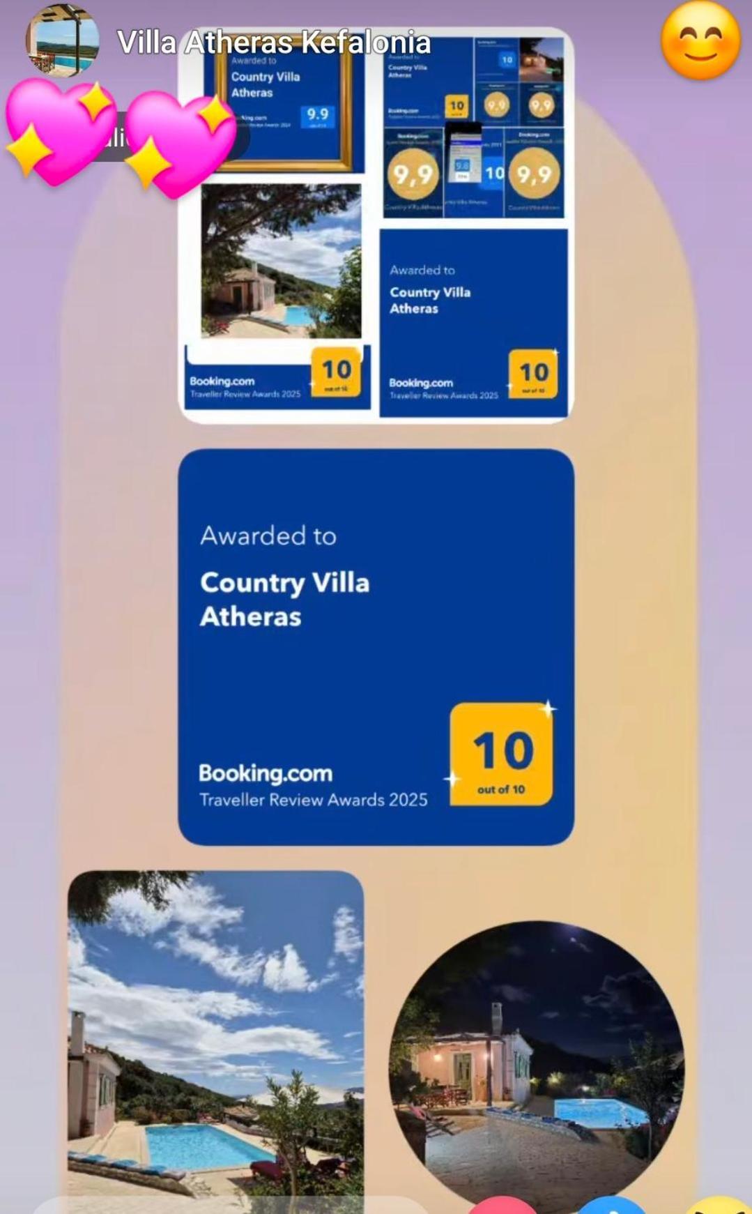 Country Villa Athérasz Kültér fotó